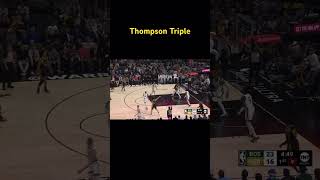 GSW VS BOS: Klay Thompson hits the 3 in the 1st quarter and moves into 8th all-time in 3-pointers…