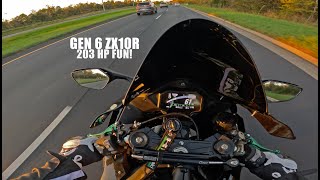 2021 ZX10R POV RIDE (203 HP OF FUN)!