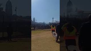 21 gun shots presidential inauguration ceremony at the Union Buildings Pretoria #2024elections #anc