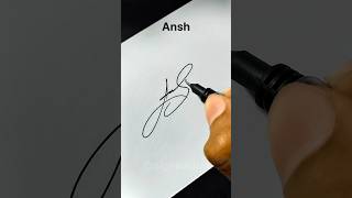 ansh name signature style #signoartist #signature #100crore #10millionview