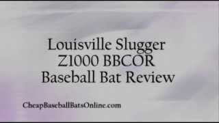 2012 Louisville Slugger Z1000 BBCOR TPX Review