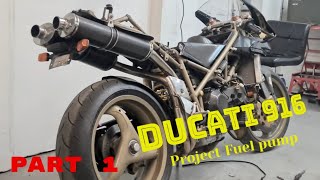 DUCATI 916 Fuel Pump clean PART 1