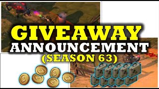 GIVEAWAY Announcement💥 (SEASON 63) 💥 - Last Day On Earth