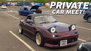 I Took My MX5 To A SECRET JDM Car Meet! - Modified Cars Leaving A Car Meet!