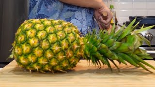 How to use ALMOST every part of a pineapple (MINIMAL WASTE)