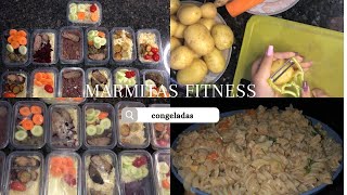 Marmitas fitness para a semana congeladas🥣🍽️