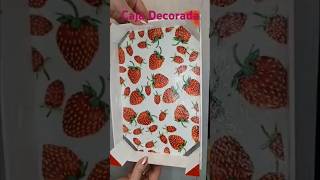 CAJA DE FRESAS. #Shorts #shortvideo #manualidades #reciclarte #reutilizable #decoration #diy