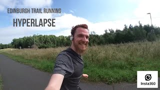 Edinburgh Trail Running - Moredun Woods to Craigmillar Castle Park Hyperlapse - 24.7.21