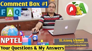 Comment Box #1 | NPTEL Q & A 🔥