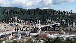 How to pronounce Genova panorama dal santuario di ns incoronata3 in Italian?