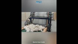 ماكينة الكرد الكهربائية Electric Drum Carder