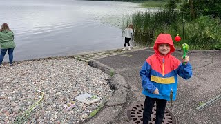 Family pan fishing! Minnesota fishing! Outdoor boys & girls! Birch lake central MN