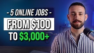 5 Online Jobs That Pay From $100 to $3,000+ Per Month (Even To Beginners)