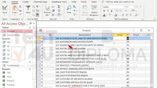 Create a filter that will narrow down the records of the Products table to price values ranging...