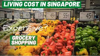 Grocery shopping at FairPrice Xtra | Living cost in Singapore