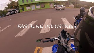 Raw motorcycle ride.  Exhaust sound and Kauai island beauty