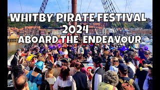 Whitby Pirate Festival 2024 aboard the Endeavour