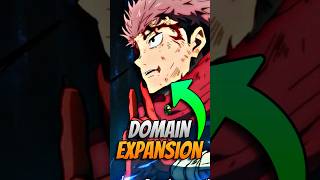 Yuji uses Domain Expansion! 💥 Sukuna gets angry!! 🔥#jujutsukaisen #shorts #anime #manga