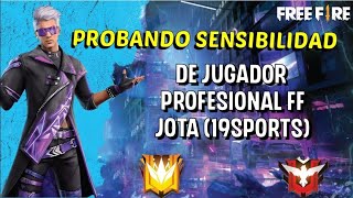 Jugando con SENSIBILIDAD de Jugador Profesional FreeFire League - Jota 19 Sports // FreeFire 🥳🇨🇴