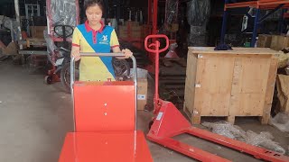 Hướng Dẫn Vận Hàng Xe Nâng Mặt Bàn Điện 800kg Lên 1m