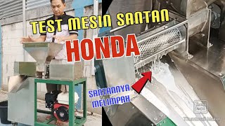 TEST MESIN SANTAN HONDA type SUPER