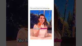 Anne Hathaway's humor is unmatched #shorts #celebrity #funny #memes #fyp #viral