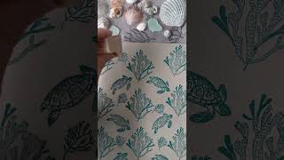 DIY Sea Life Wrapping Paper | Eco-Friendly Gift Wrap with Rubber Stamps by The English Stamp Company