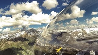 Scenic Glider Flight over the Teton Range