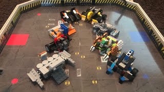 Gruff vs whiplash LEGO battlebots fight night hyper lash