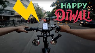 Wishing You All a Happy Diwali! 🎉 | Riding My Doodle V3 Electric Cycle to Wish Friends In Person