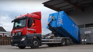 Container transport in Germany - HyvaLift, Dreckspatz and Mercedes