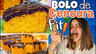 EMAGREÇA COMENDO BOLO DE CENOURA SAUDÁVEL