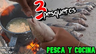 TRES BUENOS Pesqueros con PESCA, COCINA Y LLUVIA//Atlantida,Canelones// @entrecanasyaparejos2396