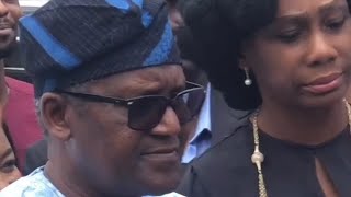 Aliko Dangote And Top Dignitaries Attend Herbert Wigwe Memorial Fountain