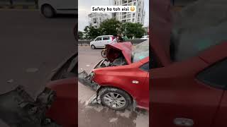 ये लोग तो भाई ग़ज़ब की सेफ्टी देते हैं 😳 #safestcar