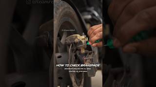 HOW TO CHECK YOUR BIKE BRAKE PADS.. ( malayalam ) #shortsvideo #shorts #short #brake #service #pad