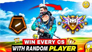 WIN EVERY CS - RANK WITH RANDOM PLAYER | TIPS & TRICKS | GARENA FREE FIRE #1