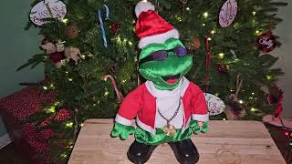 (Gemmy) standing frogz - christmas  - in da club