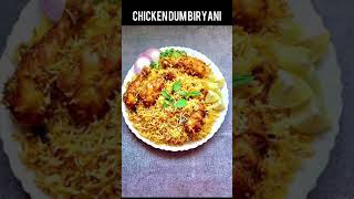 Chicken dum biryani | perfect homemade | Hyderabadi chicken dum biryani | trending | shorts