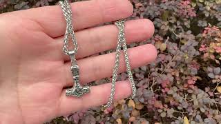 Thor's Hammer Pendant Necklace For Women