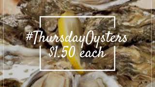 #ThursdayOysters $1.50 each