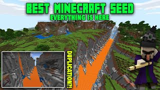 The BEST Minecraft Seed Ever For Bedrock Edition! (HAS *ALOT* OF EVERYTHING) PC/PS4/XBOX/MCPE/SWITCH