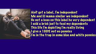 Money man - Not 100 ( Lyrics )