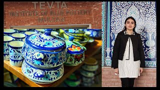 Institute of blue pottery development Multan | TEVTA | Clay pottery process | Laaj Batool