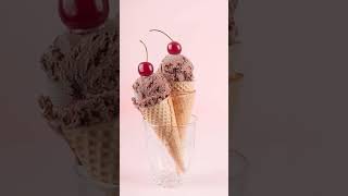 Two Chocolate Icecream With Cherry 🤎🍫🍦🍒🍦🍫🍒🤎 |#chocolate #icecream #two #cherry #redcherry|  The DRVL