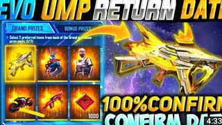 Evo ump gun return confirm date \\1spin trick🚫💯💯 🪙#ump #evogun