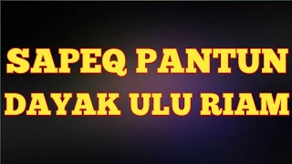 blur video 9 Sape Pantun Dayak Ulu Riam Perbatasan [Official Music Audio ]