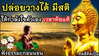 อย่าท้อแท้ เวลาทุกข์ ให้กำลังใจตัวเอง คิดบวก🙏ฟังธรรมะก่อนนอน(855)11