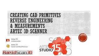 Artec Studio 15 Feature Creation and Measurements