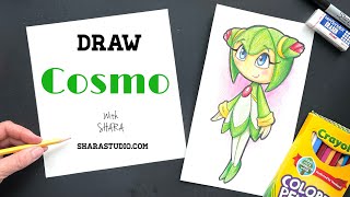 How to draw Cosmo from sonic